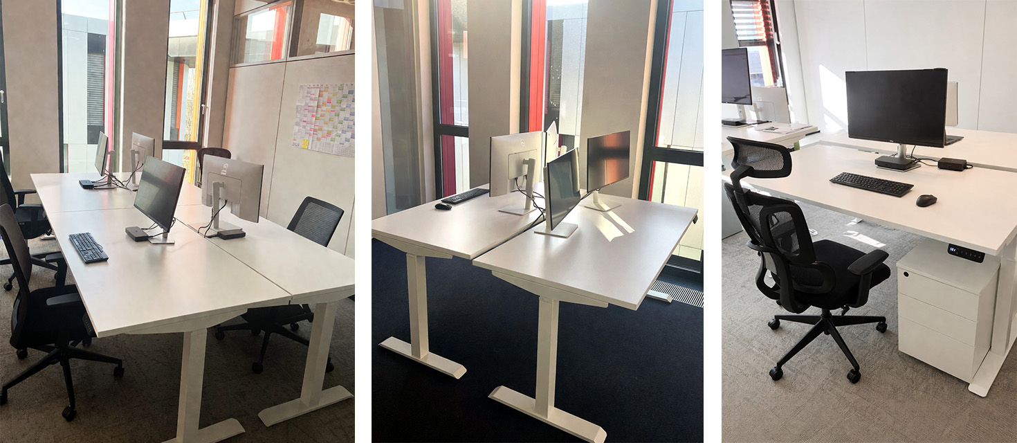 Use of office desks from TOPREGAL